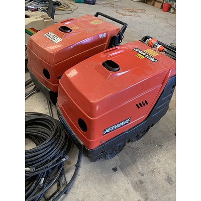 Jetwave TK100/12M Pressure Washers - Lot of Two