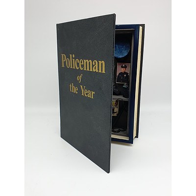 Policeman of the Year Timber Display