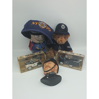 Assorted Police Collectables & Models