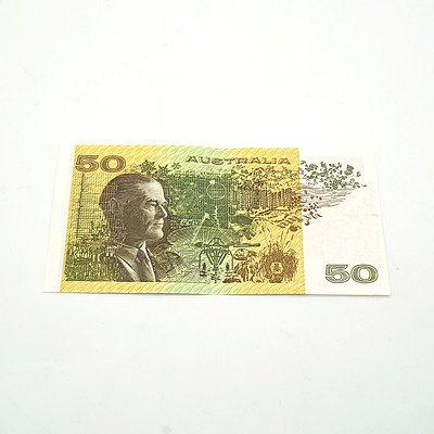 Australian Phillips / Fraser $50 Note, YYC498544