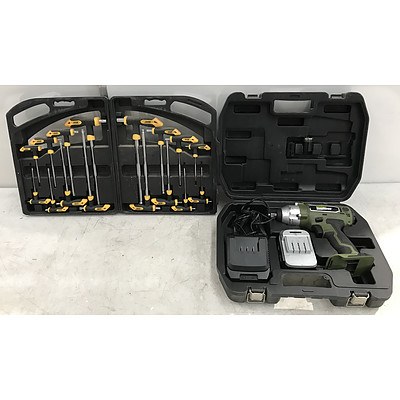 Rockwell Impact Wrench and Workzone Hex Key Set