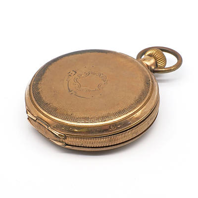 Elgin Rolled Gold Hunter Cased Pocket Watch