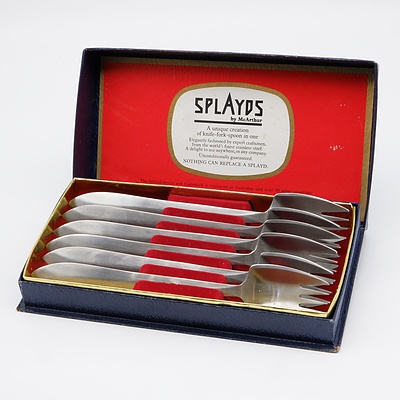 Vintage Boxed Set of Six Splayds by McArthur