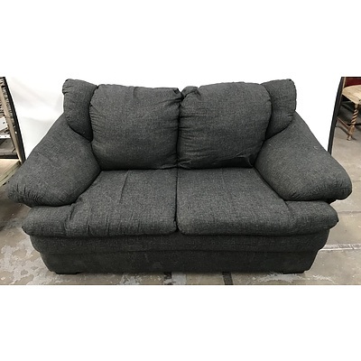 Grey Two Seat Sofa
