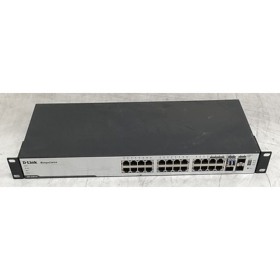 D-Link (DGS-3100-24) 24-Port Gigabit Managed Switch