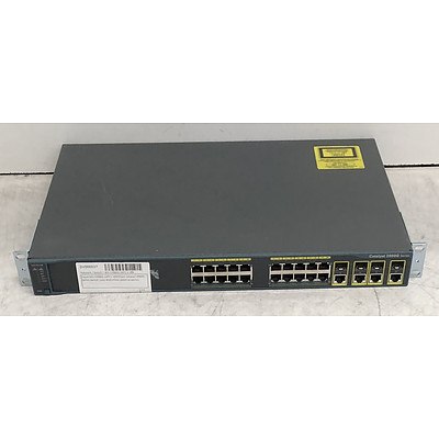 Cisco Catalyst (WS-C2960G-24TC-L V04) 2960G Series 24-Port Gigabit Managed Switch