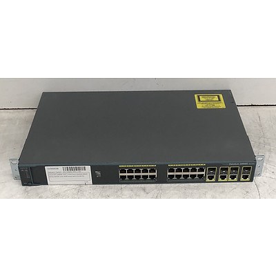 Cisco Catalyst (WS-C2960G-24TC-L V04) 2960G Series 24-Port Gigabit Managed Switch