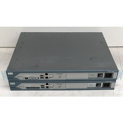 Cisco 2800 Series Integrated Services Router - Lot of Two