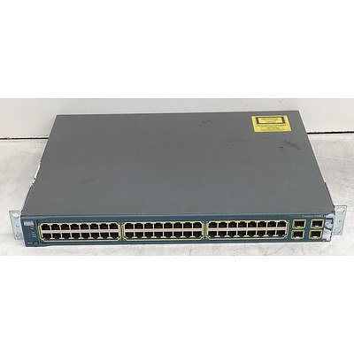 Cisco Catalyst (WS-C3560G-48TS-E V03) 3560G Series 48-Port Gigabit Managed Switch