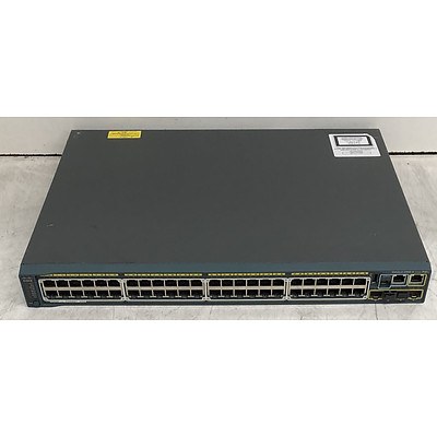 Cisco Catalyst (WS-C2960S-48LPS-L V04) 2960-S Series PoE+ 48-Port Gigabit Managed Switch