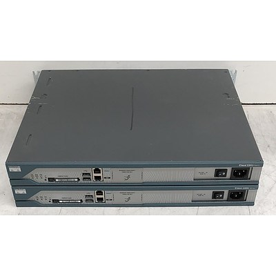 Cisco (CISCO2811) 2800 Series Integrated Services Router - Lot of Two
