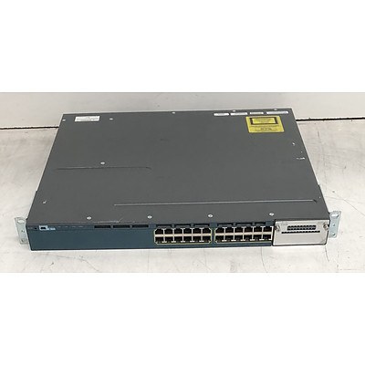 Cisco Catalyst (WS-C3560X-24T-L V01) 3560-X Series 24-Port Gigabit Managed Switch