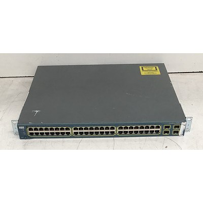 Cisco Catalyst (WS-C3560G-48TS-E V03) 3560G Series 48-Port Gigabit Managed Switch