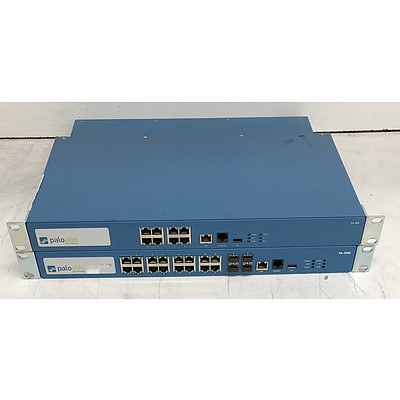 Palo Alto Networks PA-500 & PA-2050 Firewall Security Appliances - Lot of Two