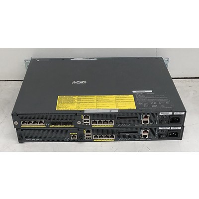 Cisco ASA5550-K8 V02 & ASA5510 V06 Adaptive Security Appliances - Lot of Two