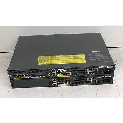 Cisco ASA5550 V03 & ASA5520 V06 Adaptive Security Appliances - Lot of Two