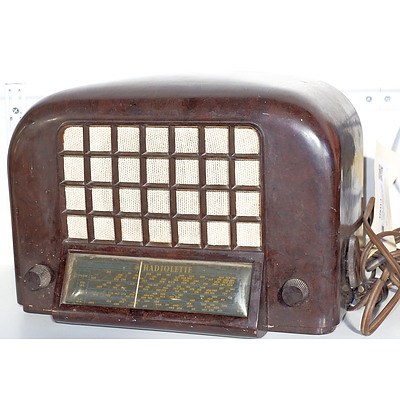 Vintage Bakelite Valve Radio by Selex Transfer, Model 509M