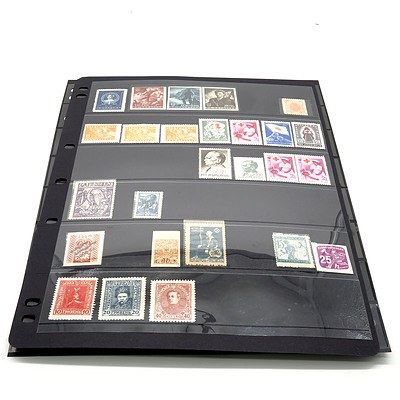 Group of International Stamps, Including Germany, Italy, France, Liberia, Yugoslavia and More