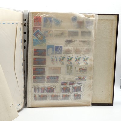 1972 United Nations Stamp Album with Additional Stamps and Book