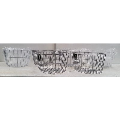 Bicycle Front Baskets Lot Of Six