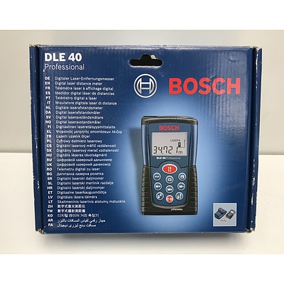 Bosch Laser Distance Measuring Tool
