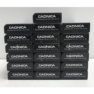 Sanyo Cadnica Rechargeable Battery Pack NP-1SB -Lot Of 19