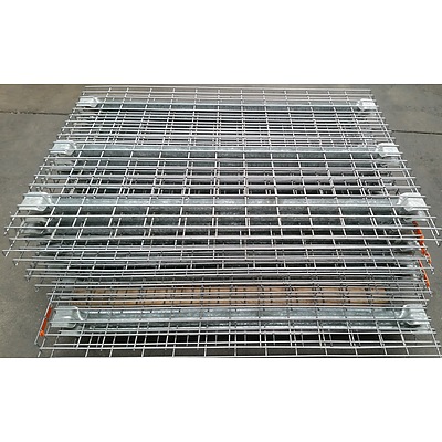 1305mm Manta Mesh Pallet Racking Shelves - Lot of 12