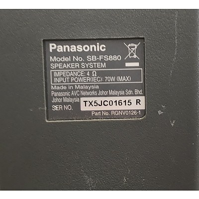 Pair Of Panasonic Floor Standing Speakers