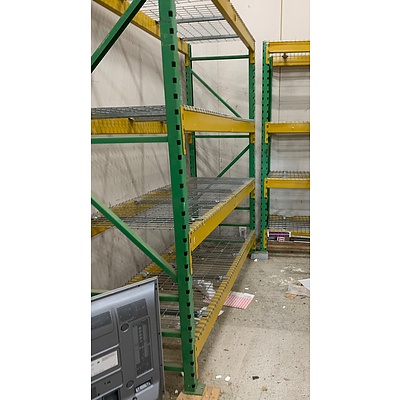 13 Bays Of Slide & Lock Pallet Racking