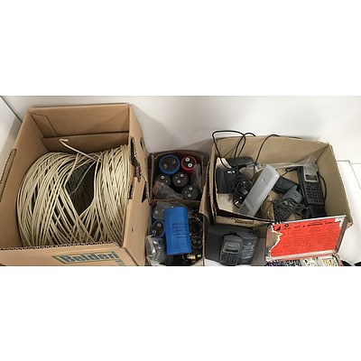 Assorted Lot Of AV and Electrical Appliances and Accessories