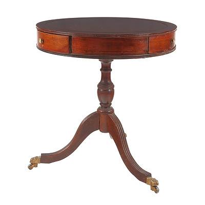 Regency Style Side Table with Drawers, Late 20th Century