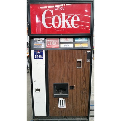 Coin Operated Refrigerated Drink Can Vending Machine