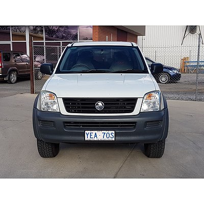 3/2003 Holden Rodeo LX RA Crew Cab P/up White 3.5L