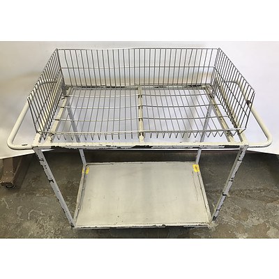 Two Tier Library Trolleys -Lot Of Two