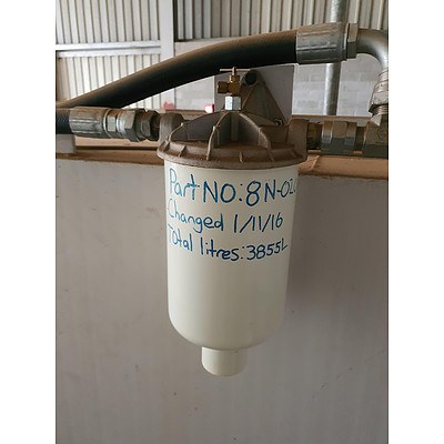 TransTank Self Bunded 4000L Liquid Storage Tank with Fill Rite Pump (Has Diesel Currently)