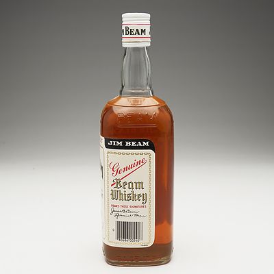 Jim Beam White Label Kentucky Straight Bourbon Whiskey  750ml