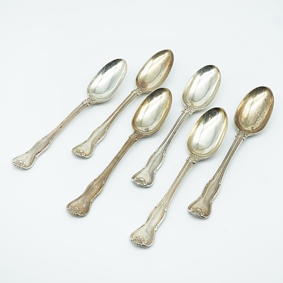 6 Sterling Silver Dessert Spoons