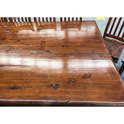 Plantation Pine 13 Piece Dining Setting