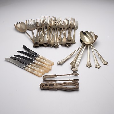 Collection of Vintage Silver Plate Cutlery