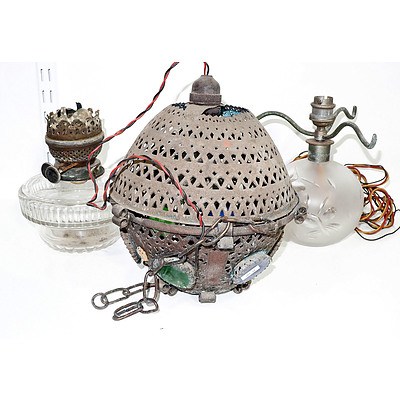 Various Antique Lamps