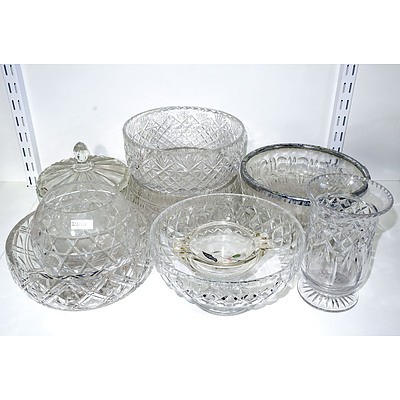 Various Vintage Glass and Crystal Ware