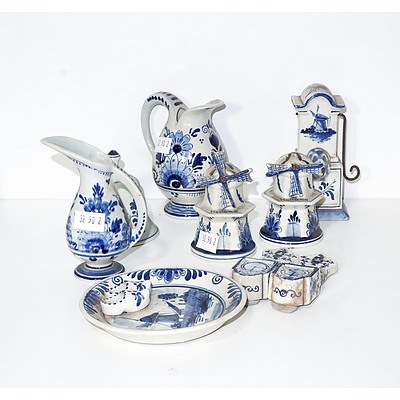 Collection of Delft Blue and White Miniatures