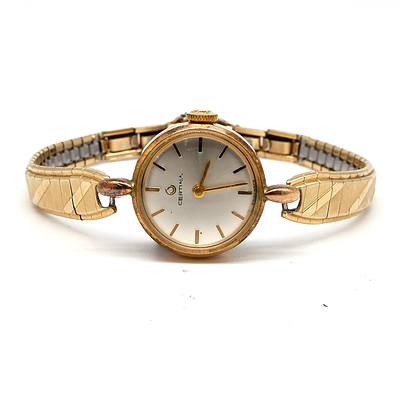 Vintage Swiss Rolled Gold Certina Watch with USA Dutchess Band
