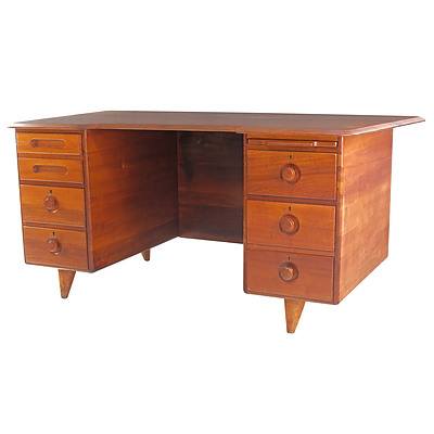 Fred WARD (1900-1990) Partner’s Desk, Designed and Fabricated Circa 1950