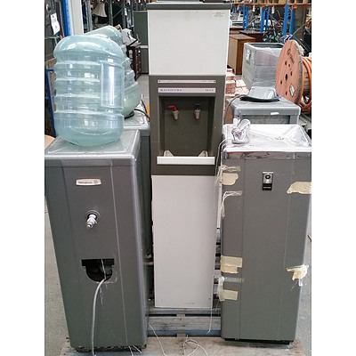 Vintage Office Water Coolers - Lot of Seven