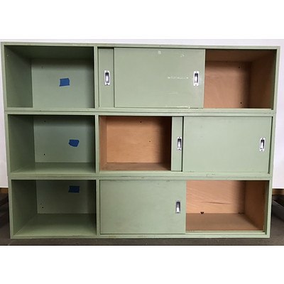 Three Piece Stackable Storage/Locker Unit