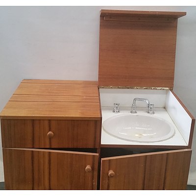 Credenza With Basin