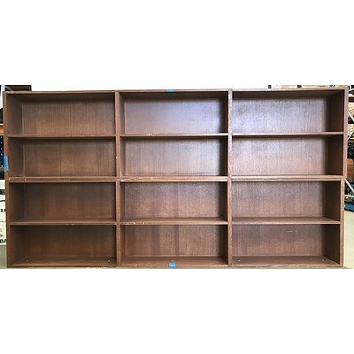 Two Piece Stackable Storage Shelf