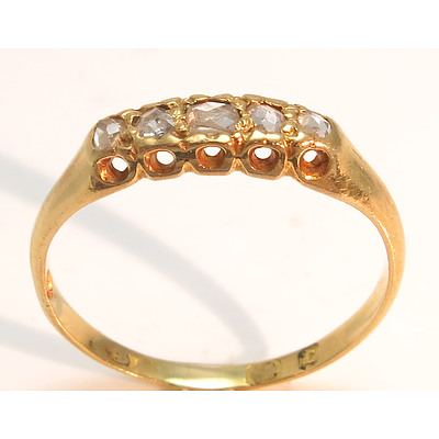 Antique Victorian 18ct Gold Diamond Ring