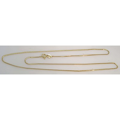 9ct Gold Italian Chain - Serpentine Links